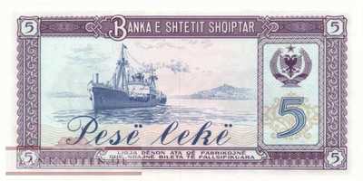 Albanien - 5  Leke (#035a_UNC)