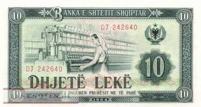 Albanien - 10  Leke (#036a_UNC)