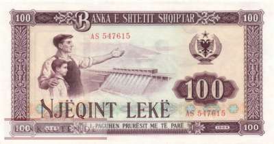 Albania - 100  Leke (#039a_UNC)