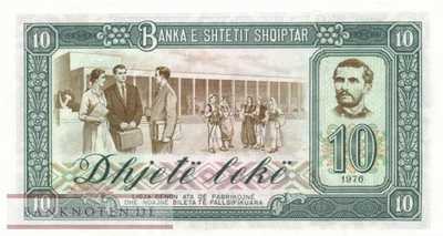 Albanien - 10  Leke - SPECIMEN (#043s2_UNC)