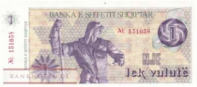 Albania - 1  Lek (#048_A_UNC)