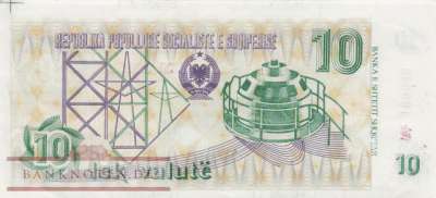 Albanien - 10  Leke (#049a_F)