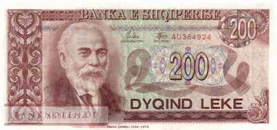 Albanien - 200  Leke (#052a_UNC)