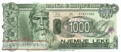 Albanien - 1.000  Leke (#058a_UNC)