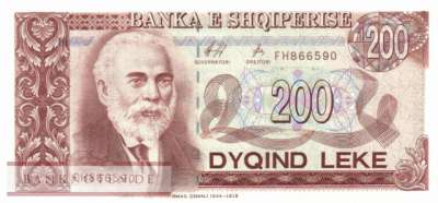 Albania - 200  Leke (#059a_UNC)