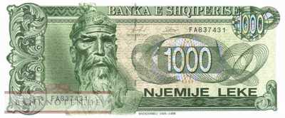 Albanien - 1.000  Leke (#061a_UNC)