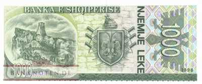 Albanien - 1.000  Leke (#061c_UNC)