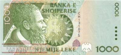 Albanien - 1,000  Leke (#065a_UNC)