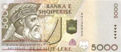 Albania - 5,000  Leke (#066a_UNC)