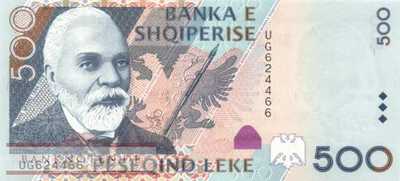 Albania - 500  Leke (#068_UNC)