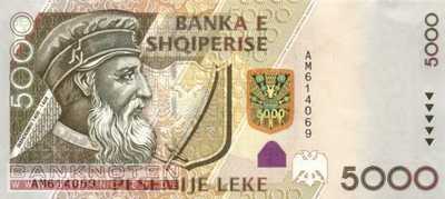 Albanien - 5.000  Leke (#075a_UNC)
