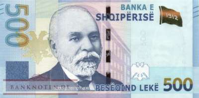 Albanien - 500  Leke (#077_UNC)