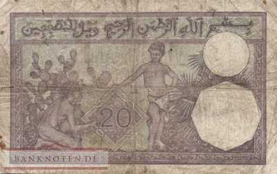 Algeria - 20  Francs (#078c-42_VG)