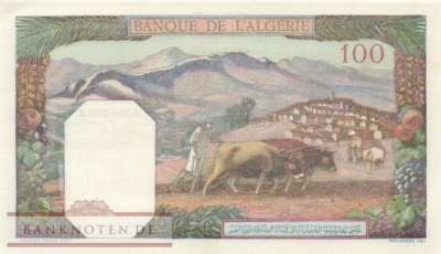 Algeria - 100  Francs (#085-45_AU)