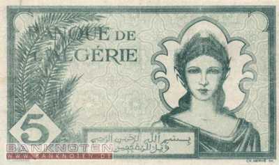 Algeria - 5  Francs (#091_F)
