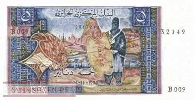 Algeria - 5  Dinars (#126a_UNC)