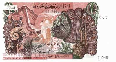 Algeria - 10  Dinars (#127b_UNC)