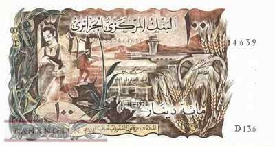 Algerien - 100  Dinars (#128ab_AU)