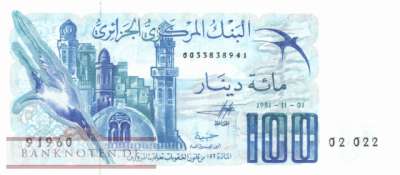 Algeria - 100  Dinars (#131-1_UNC)