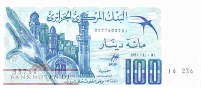 Algerien - 100  Dinars (#131-U3_UNC)