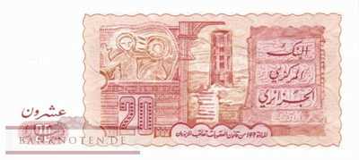 Algerien - 20  Dinars (#133a-U1_UNC)