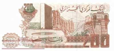 Algerien - 200  Dinars (#135a-U1_UNC)