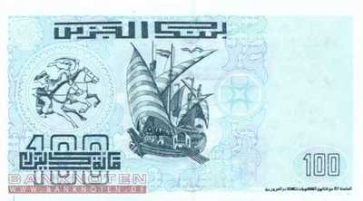 Algerien - 100  Dinars (#137-1_UNC)