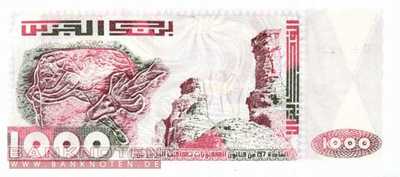 Algerien - 1.000  Dinars (#140_UNC)
