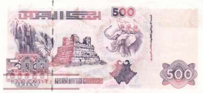 Algeria - 500  Dinars (#141-U2_AU)