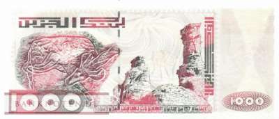 Algeria - 1.000  Dinars (#142b-U3_UNC)