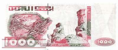 Algeria - 1.000  Dinars (#143_AU)