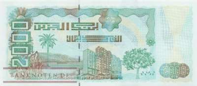 Algerien - 2.000  Dinars (#144-3_UNC)