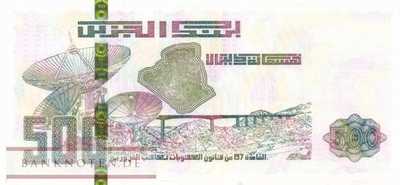 Algerien - 500  Dinars (#145-1_UNC)