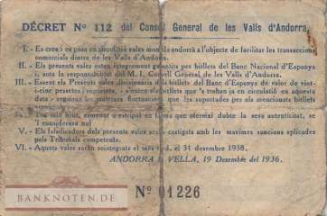 Andorra - 5  Pessetas (#003_G)