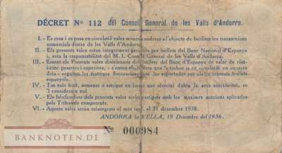 Andorra - 10  Pessetas (#004_VG)