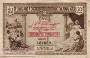 Angola - 50  Centavos (#063a_VF)