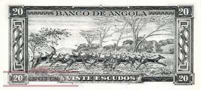 Angola - 20  Escudos (#092_UNC)