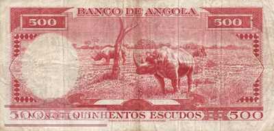 Angola - 500  Escudos (#097_F)