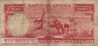 Angola - 500  Escudos (#097_VG)