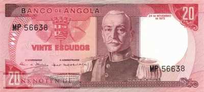 Angola - 20  Escudos (#099_UNC)