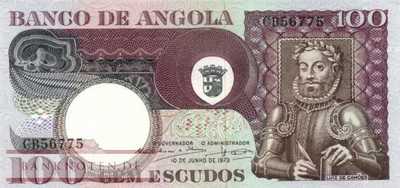 Angola - 100  Escudos (#106_UNC)