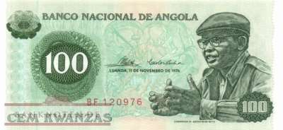 Angola - 100  Kwanzas (#111a_UNC)