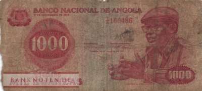 Angola - 1.000  Kwanzas (#117a_G)