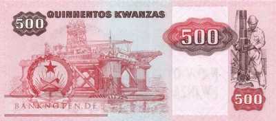 Angola - 500  Novo Kwanza (#123_UNC)