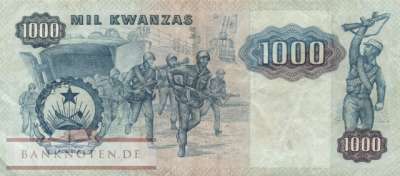 Angola - 1.000  Novo Kwanza (#124_VF)