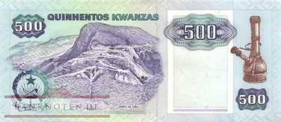 Angola - 500  Kwanzas (#128b_AU)