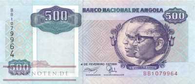 Angola - 500  Kwanzas (#128b_UNC)