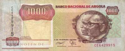 Angola - 1.000  Kwanzas (#129b_VF)