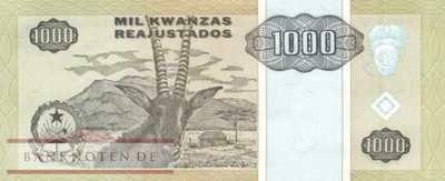 Angola - 1.000  Kwanzas Reajustados (#135_UNC)