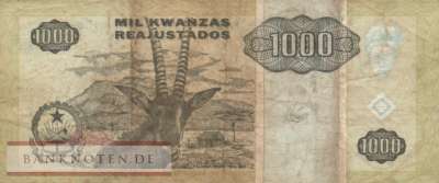 Angola - 1.000  Kwanzas Reajustados (#135_F)